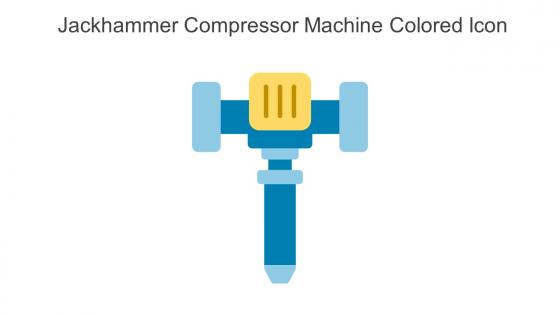 Jackhammer Compressor Machine Colored Icon In Powerpoint Pptx Png And Editable Eps Format