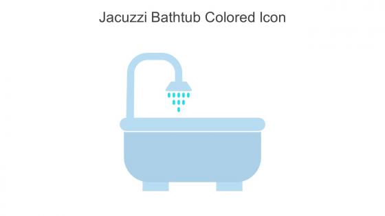 Jacuzzi Bathtub Colored Icon In Powerpoint Pptx Png And Editable Eps Format