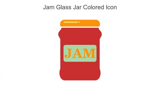Jam Glass Jar Colored Icon In Powerpoint Pptx Png And Editable Eps Format