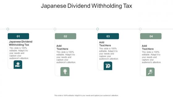 Japanese Dividend Withholding Tax In Powerpoint And Google Slides Cpb