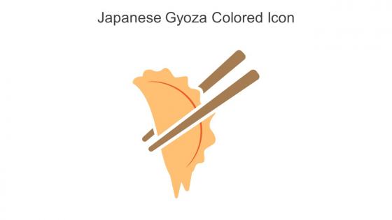 Japanese Gyoza Colored Icon In Powerpoint Pptx Png And Editable Eps Format
