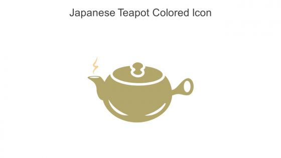 Japanese Teapot Colored Icon In Powerpoint Pptx Png And Editable Eps Format