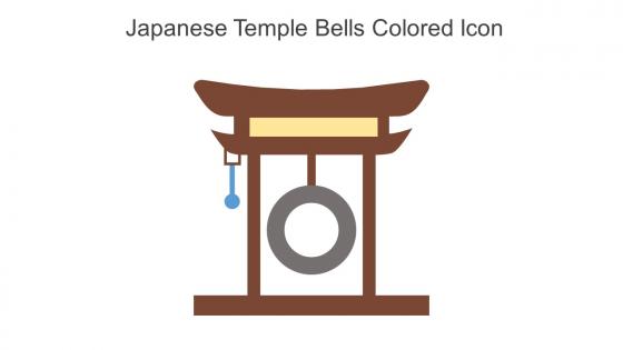 Japanese Temple Bells Colored Icon In Powerpoint Pptx Png And Editable Eps Format