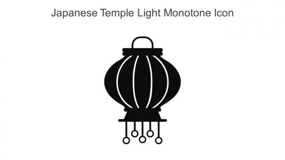 Japanese Temple Light Monotone Icon In Powerpoint Pptx Png And Editable Eps Format
