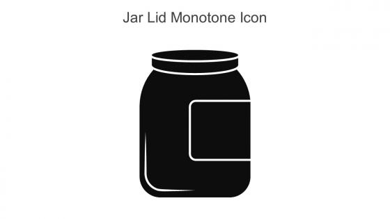 Jar Lid Monotone Icon In Powerpoint Pptx Png And Editable Eps Format
