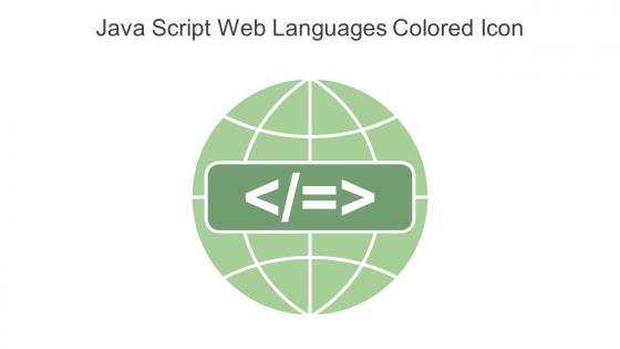 Java Script Web Languages Colored Icon In Powerpoint Pptx Png And Editable Eps Format
