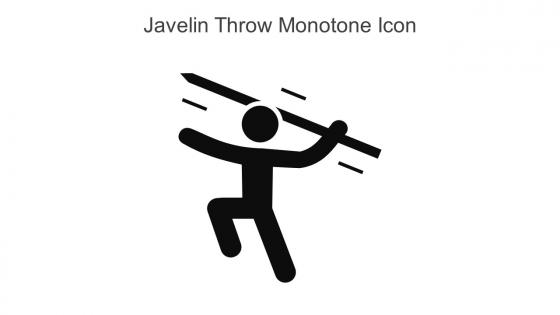 Javelin Throw Monotone Icon In Powerpoint Pptx Png And Editable Eps Format