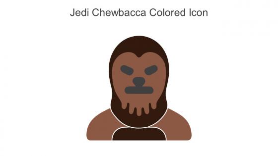 Jedi Chewbacca Colored Icon In Powerpoint Pptx Png And Editable Eps Format