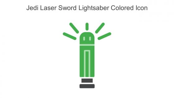 Jedi Laser Sword Lightsaber Colored Icon In Powerpoint Pptx Png And Editable Eps Format