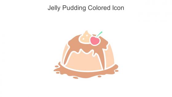 Jelly Pudding Colored Icon In Powerpoint Pptx Png And Editable Eps Format