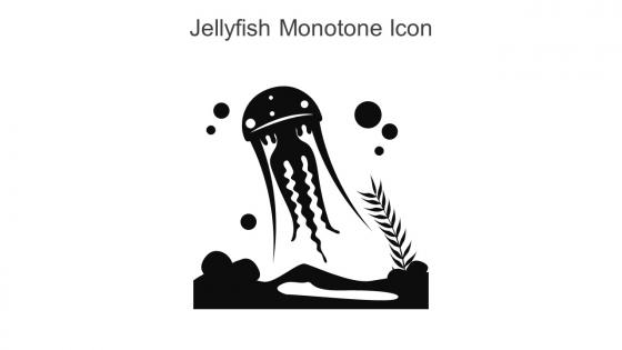 Jellyfish Monotone Icon In Powerpoint Pptx Png And Editable Eps Format