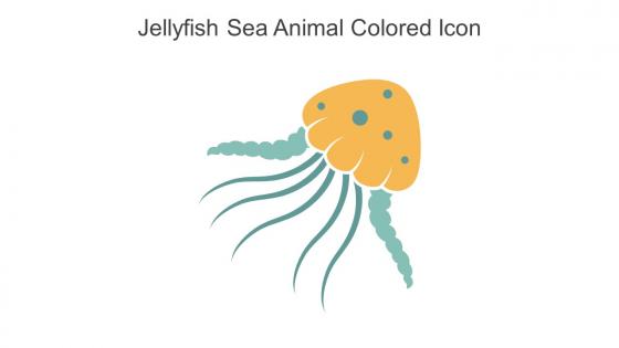 Jellyfish Sea Animal Colored Icon In Powerpoint Pptx Png And Editable Eps Format