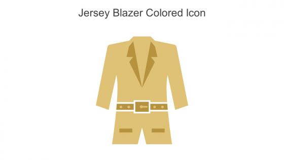 Jersey Blazer Colored Icon In Powerpoint Pptx Png And Editable Eps Format