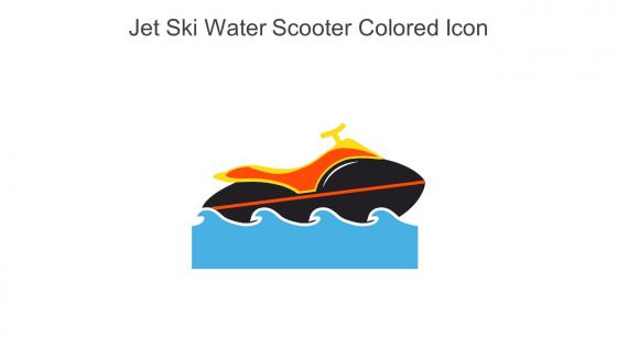Jet Ski Water Scooter Colored Icon In Powerpoint Pptx Png And Editable Eps Format