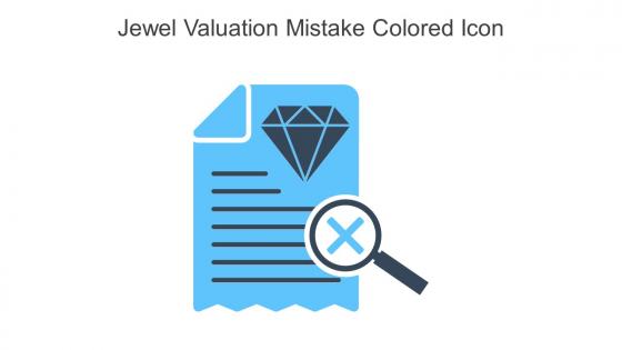 Jewel Valuation Mistake Colored Icon In Powerpoint Pptx Png And Editable Eps Format