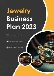 Jewelry Business Plan Pdf Word Document
