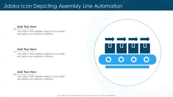 Jidoka Icon Depicting Assembly Line Automation
