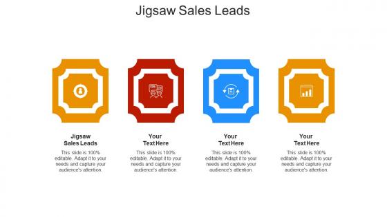 Jigsaw sales leads ppt powerpoint presentation inspiration professional cpb