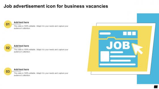Job Advertisement Icon For Business Vacancies