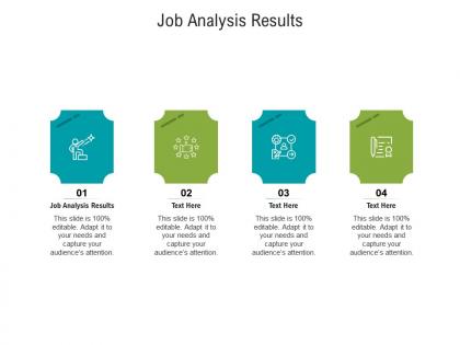 Job analysis results ppt powerpoint presentation pictures graphic tips cpb