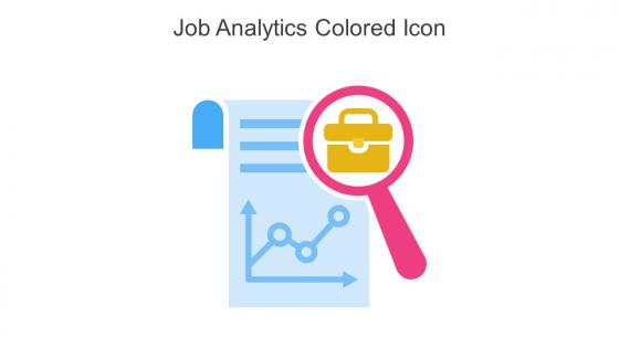 Job Analytics Colored Icon In Powerpoint Pptx Png And Editable Eps Format
