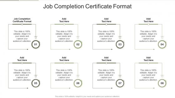 Job Completion Certificate Format In Powerpoint And Google Slides Cpb