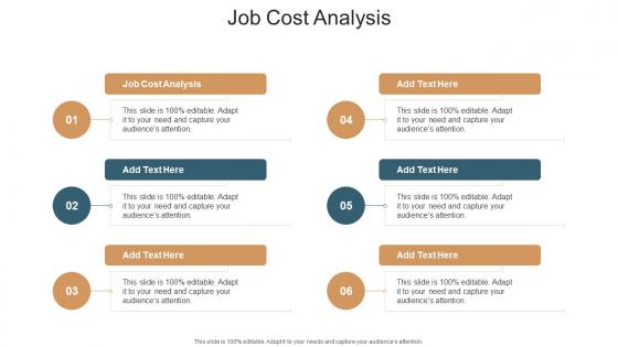 Job Cost Analysis In Powerpoint And Google Slides Cpb