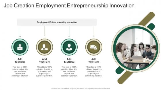 Job Creation Employment Entrepreneurship Innovation In Powerpoint And Google Slides Cpb