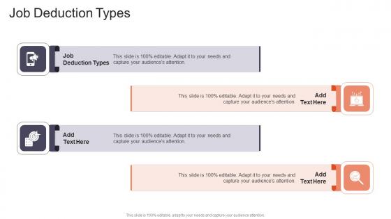Job Deduction Types In Powerpoint And Google Slides Cpb