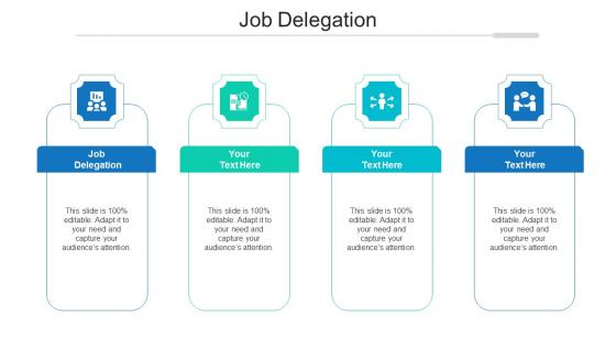 Job delegation ppt powerpoint presentation ideas background cpb
