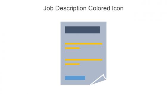Job Description Colored Icon In Powerpoint Pptx Png And Editable Eps Format