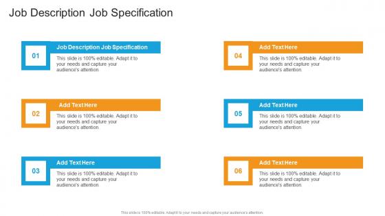 Job Description Job Specification In Powerpoint And Google Slides Cpb