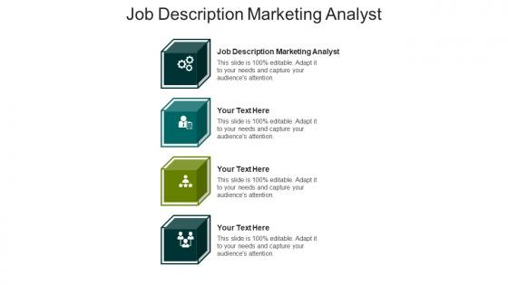 Job description marketing analyst ppt powerpoint presentation model clipart cpb