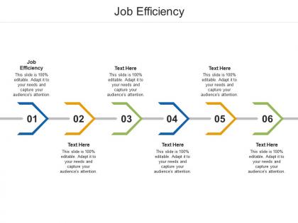 Job efficiency ppt powerpoint presentation infographic template icon cpb
