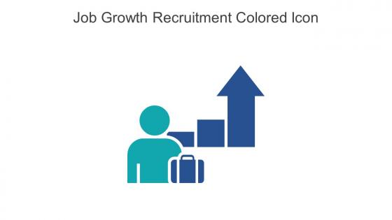 Job Growth Recruitment Colored Icon In Powerpoint Pptx Png And Editable Eps Format