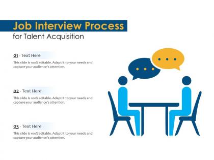 Job interview process for talent acquisition