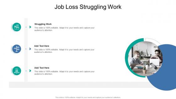 Job Loss Struggling Work In Powerpoint And Google Slides Cpb