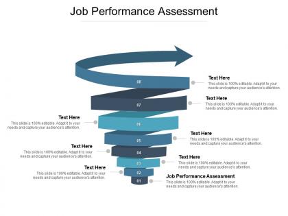 Job performance assessment ppt powerpoint presentation inspiration pictures cpb