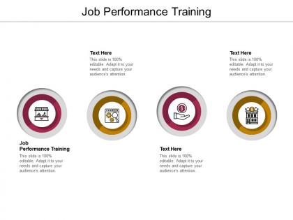 Job performance training ppt powerpoint presentation pictures microsoft cpb