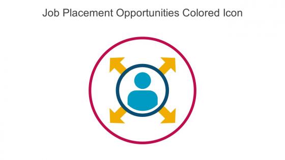 Job Placement Opportunities Colored Icon In Powerpoint Pptx Png And Editable Eps Format