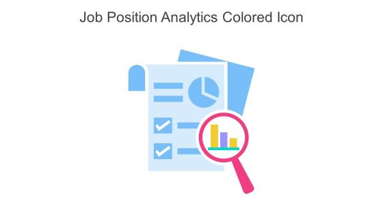 Job Position Analytics Colored Icon In Powerpoint Pptx Png And Editable Eps Format