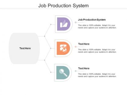 Job production system ppt powerpoint presentation infographic template graphic tips cpb