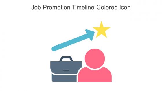 Job Promotion Timeline Colored Icon In Powerpoint Pptx Png And Editable Eps Format