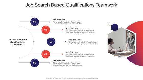 Job Search Based Qualifications Teamwork In Powerpoint And Google Slides Cpb