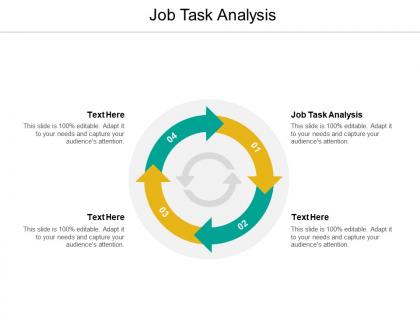 Job task analysis ppt powerpoint presentation model maker cpb
