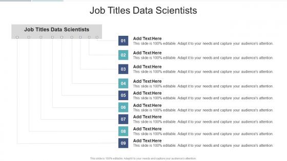 Job Titles Data Scientists In Powerpoint And Google Slides Cpb