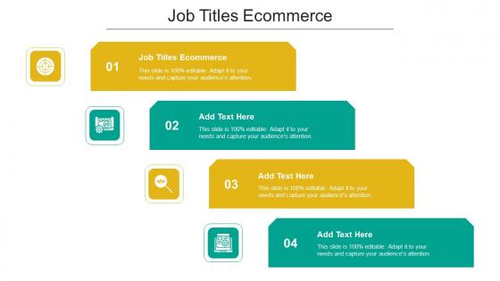 Job Titles Ecommerce Ppt Powerpoint Presentation Portfolio Styles Cpb