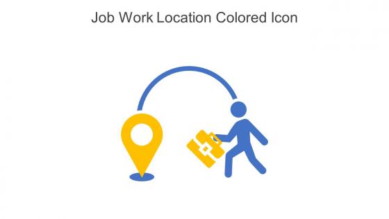 Job Work Location Colored Icon In Powerpoint Pptx Png And Editable Eps Format