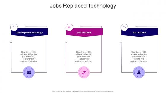 Jobs Replaced Technology In Powerpoint And Google Slides Cpb