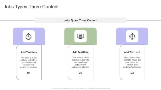 Jobs Types Three Content In Powerpoint And Google Slides Cpb